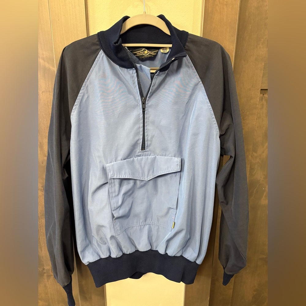 Mother Karen Two-Tone Quarter-Zip Shell  Pullover